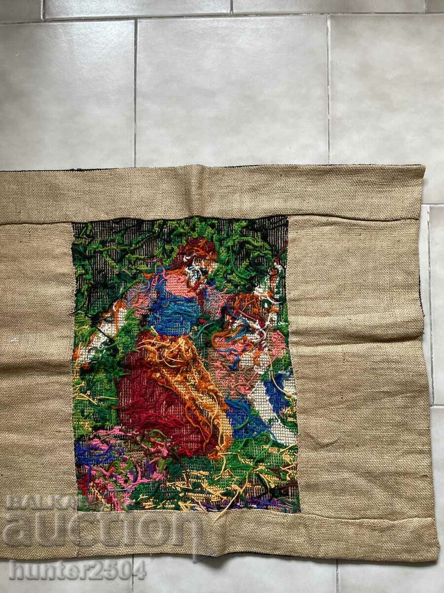 Livrarea Perna "Ribarki" din lana, 68/58 cm