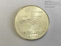 Canada 5 Dollars 1975 Water Jumps Silver 0,925