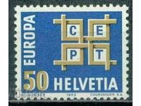 Швейцария 1963 Eвропа CЕПТ (**), чиста, неклеймована серия