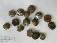 15 pieces of some royal buttons