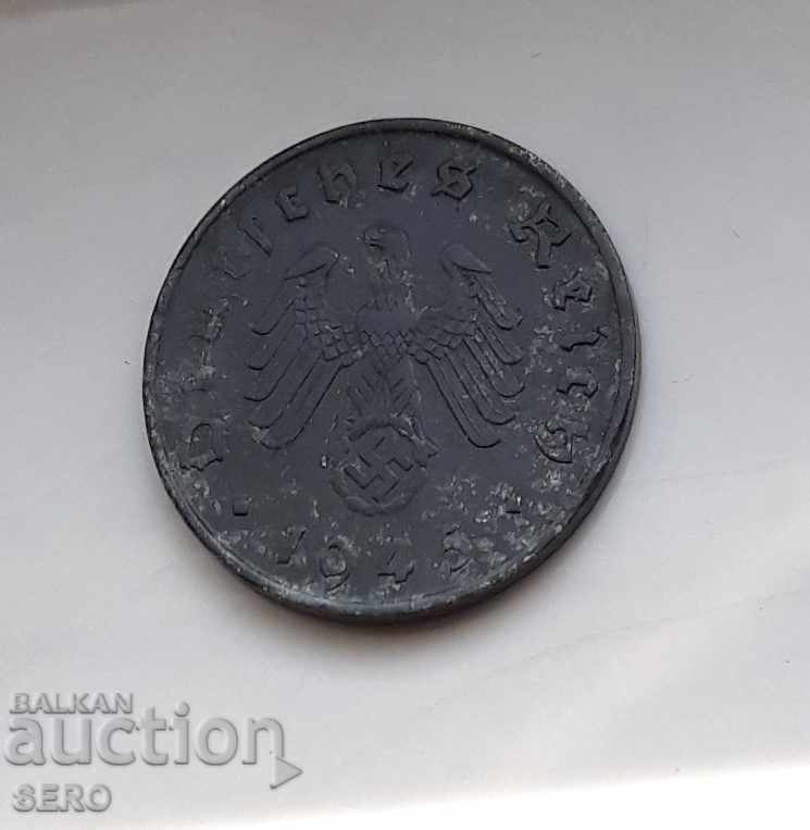 Germany - 3rd Reich - 10 pf. 1945 A-Berlin-preserved and rare