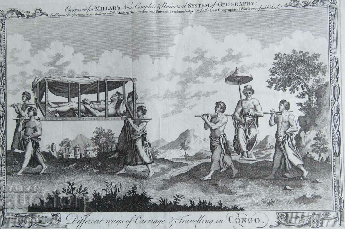 1778 - ENGRAVING - THE KING OF THE CONGO - ORIGINAL with price 49.99 BGN | € 25.56 1778 - ENGRAVING - THE KING OF THE CONGO - ORIGINAL with price 49.99 BGN | € 25.56