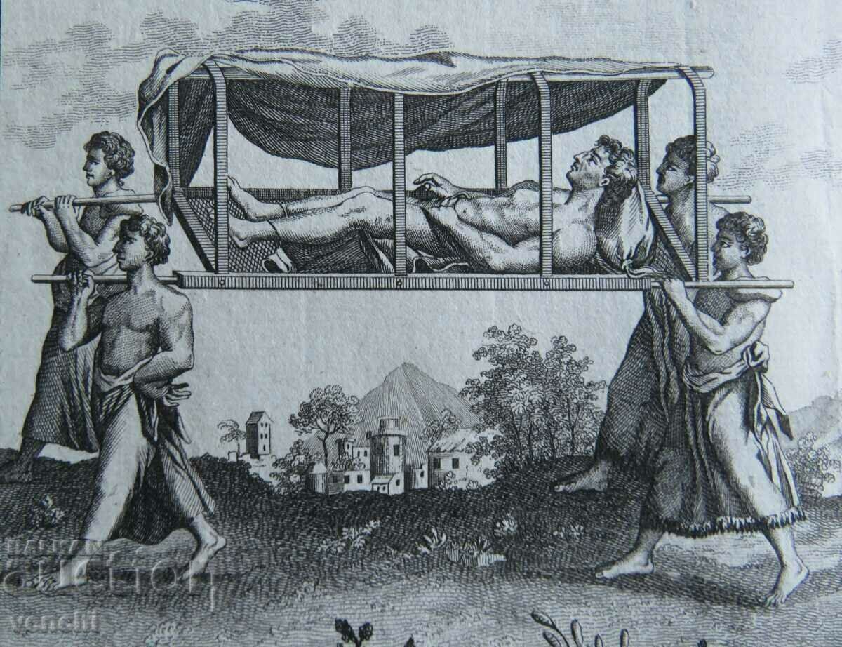 Delivery of 1778 - ENGRAVING - THE KING OF THE CONGO - ORIGINAL Delivery of 1778 - ENGRAVING - THE KING OF THE CONGO - ORIGINAL