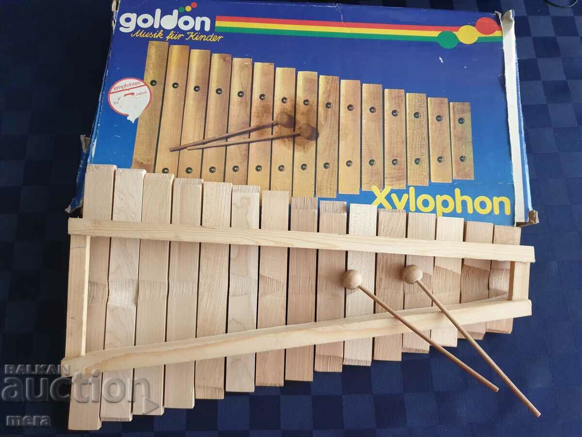 Retro musical instrument-Wooden xylophone - 5 Retro musical instrument-Wooden xylophone - 5
