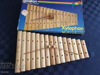 Ретро музикален инструмент-Дървен ксилофон