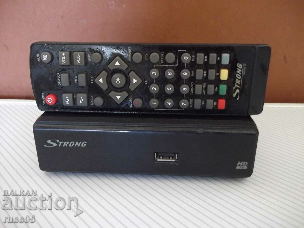 Decoder "STRONG - SRT 8112" working with price 30.00 BGN | € 15.34 Decoder "STRONG - SRT 8112" working with price 30.00 BGN | € 15.34