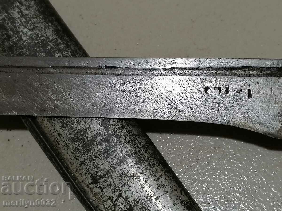 Delivery of Old Gabrovo knife hand forged blade with inscription Delivery of Old Gabrovo knife hand forged blade with inscription