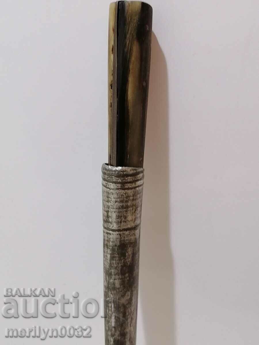 Old Gabrovo knife hand forged blade with inscription - 6 Old Gabrovo knife hand forged blade with inscription - 6