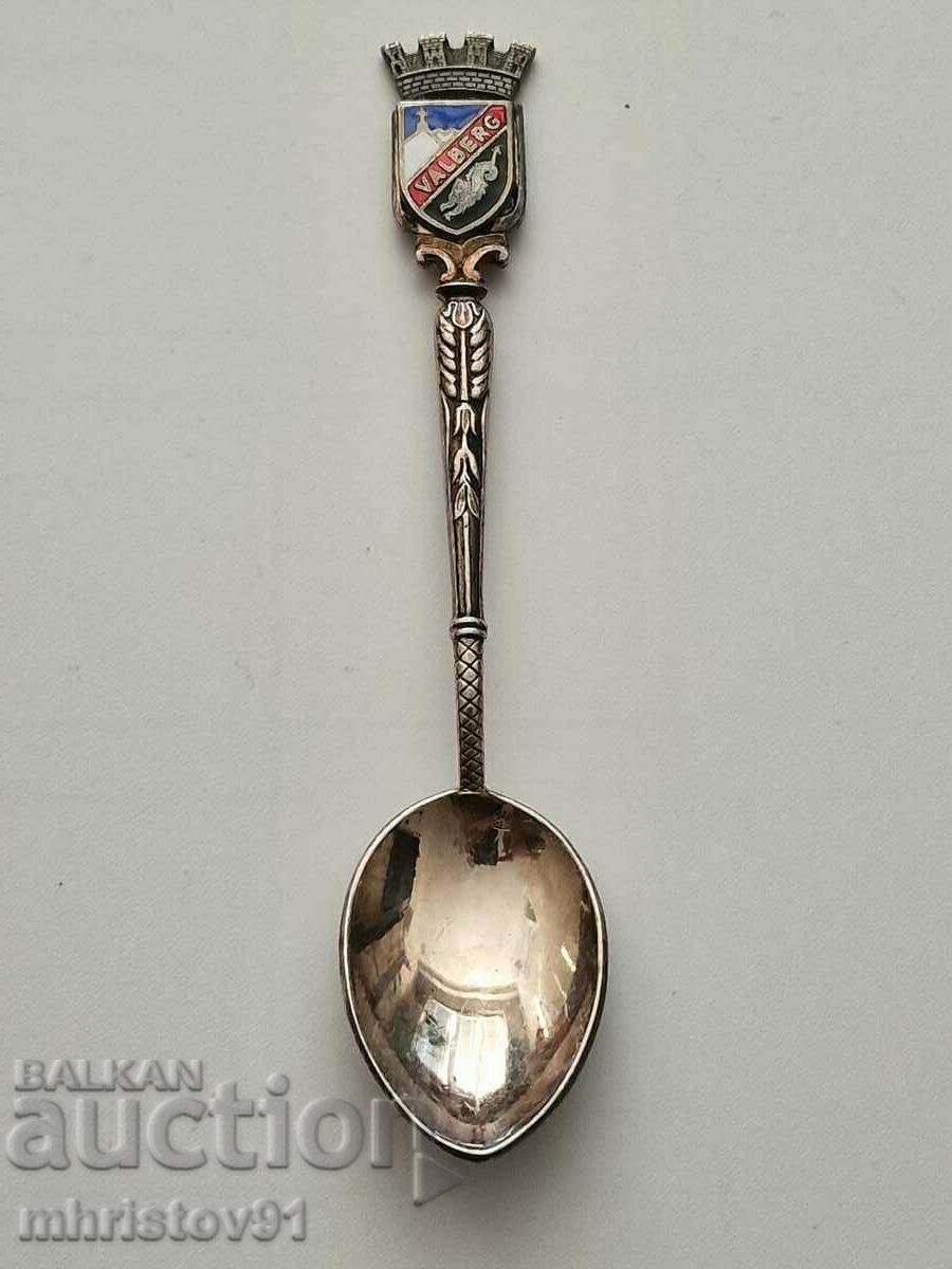 Tea spoons with gold plating - 6 Tea spoons with gold plating - 6