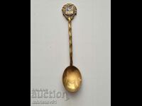 Tea spoons with gold plating