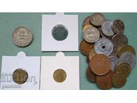 LOT OF BULGARIAN AND FOREIGN COINS-32 pcs.