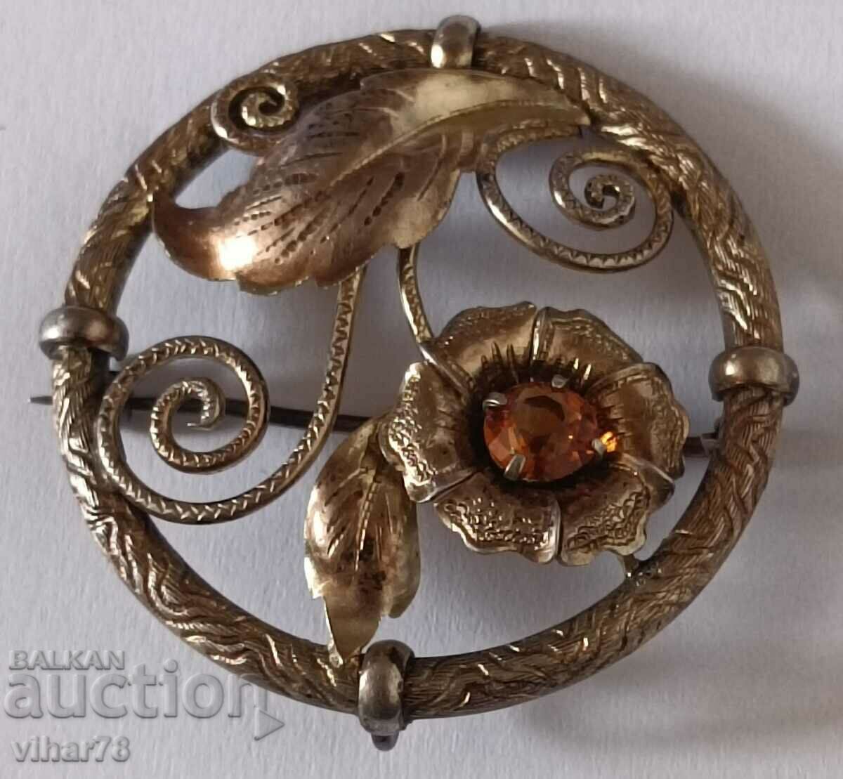 Delivery of Old silver brooch-pendant Delivery of Old silver brooch-pendant