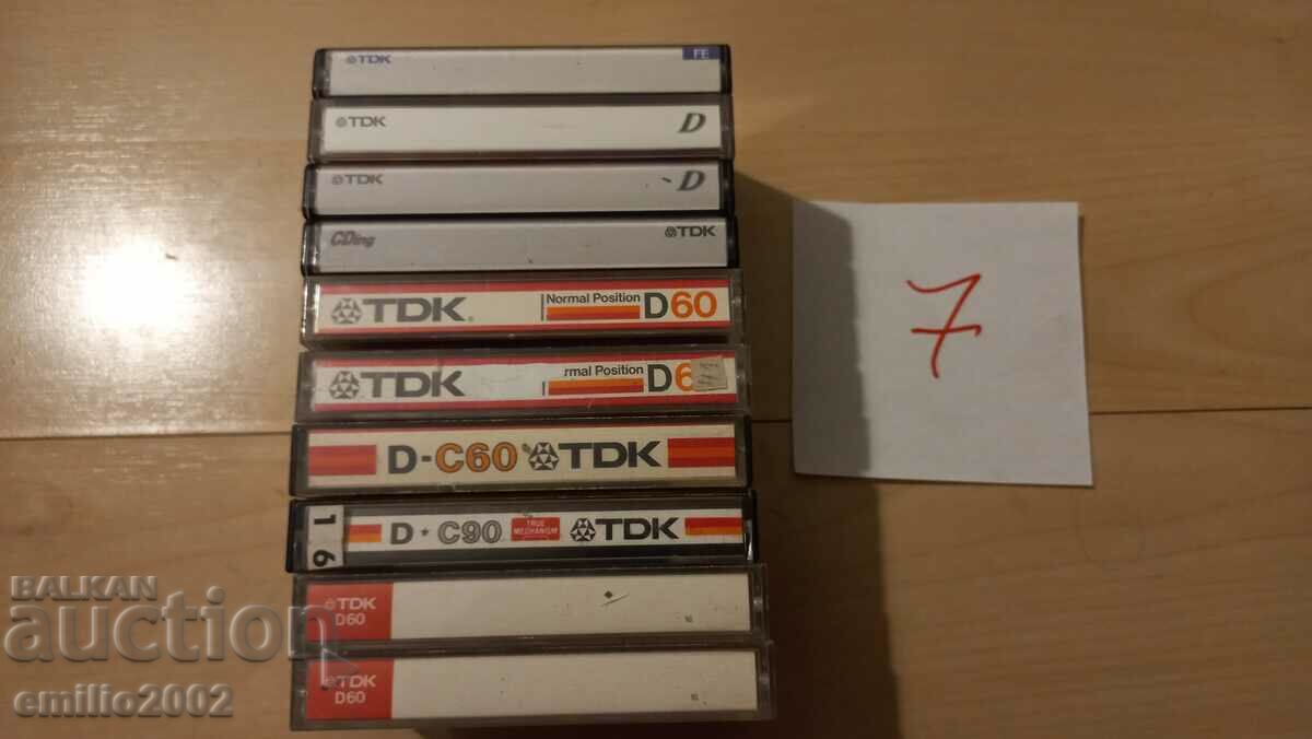 Audio cassettes 10pcs 07
