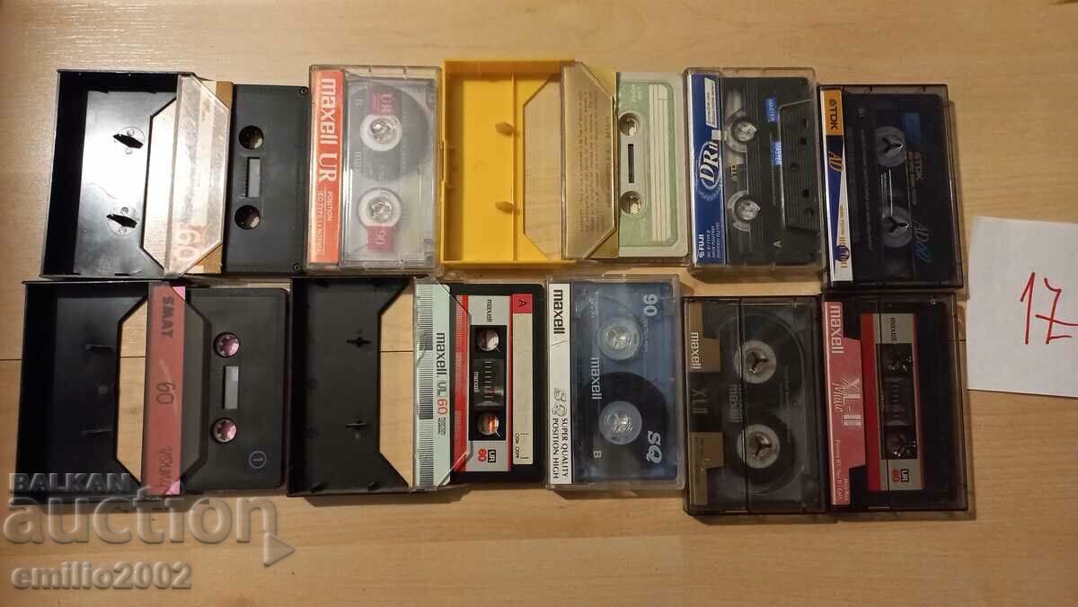 Audio cassettes 10pcs 17 with price 9.00 BGN | € 4.60 Audio cassettes 10pcs 17 with price 9.00 BGN | € 4.60