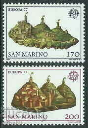 San Marino 1977 Europa CEPT (**) serie curată, fără ștampilă
