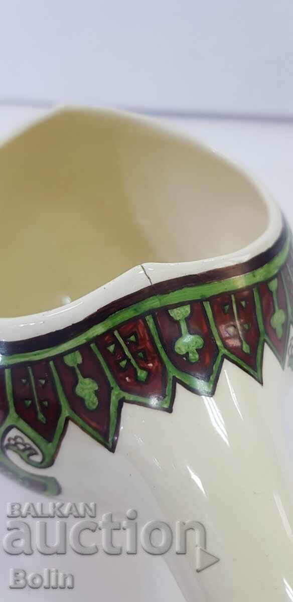 Δημοπρασία Μοναδικό κεραμικό πιάτο συγγραφέα της Αναγέννησης 1913. Δημοπρασία Μοναδικό κεραμικό πιάτο συγγραφέα της Αναγέννησης 1913.