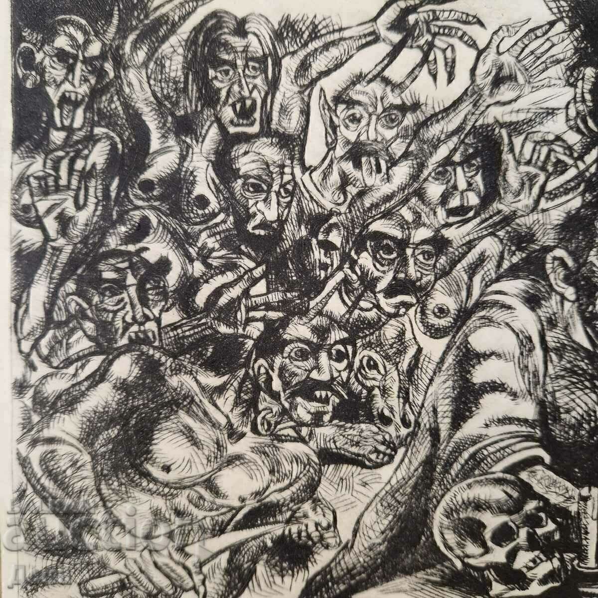 Tihomir Manolov graphics 1981 - 6