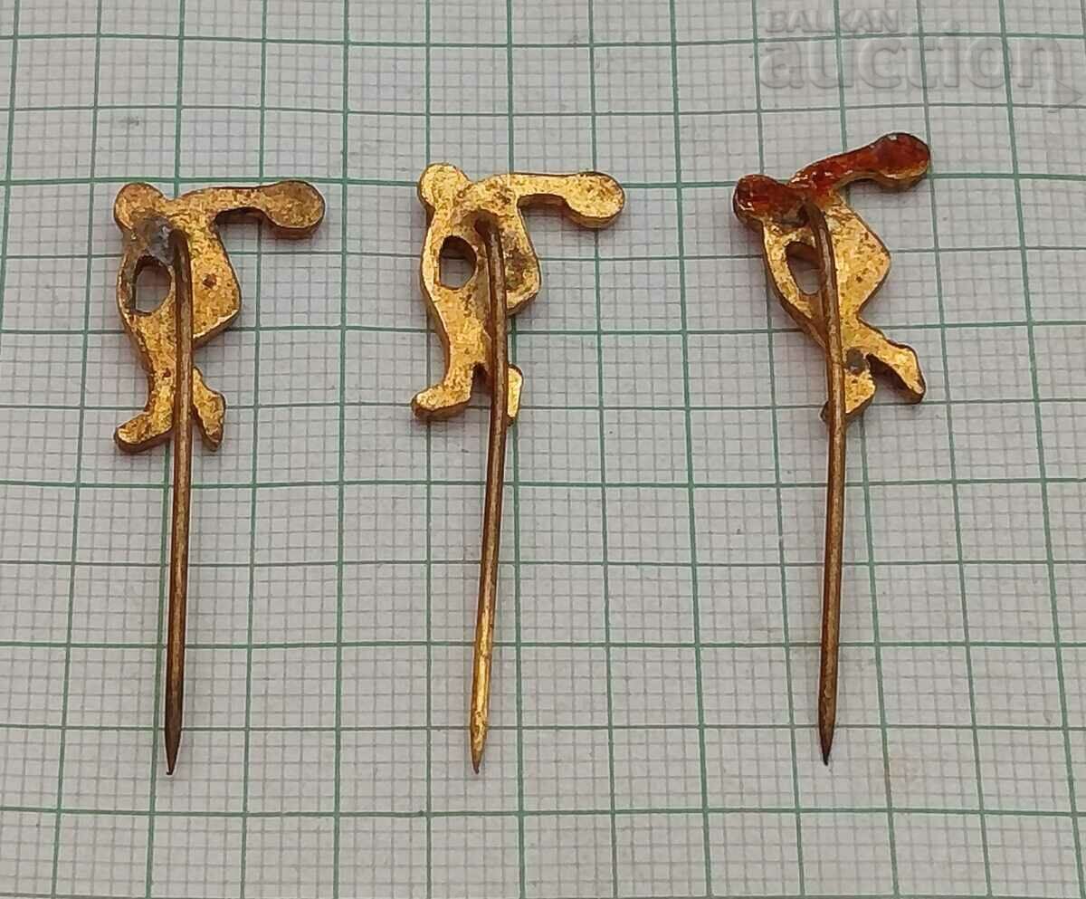 ATHLETICS BULGARIA LOT 3 NUMBERS BADGE with price 4.00 BGN | € 2.05 ATHLETICS BULGARIA LOT 3 NUMBERS BADGE with price 4.00 BGN | € 2.05