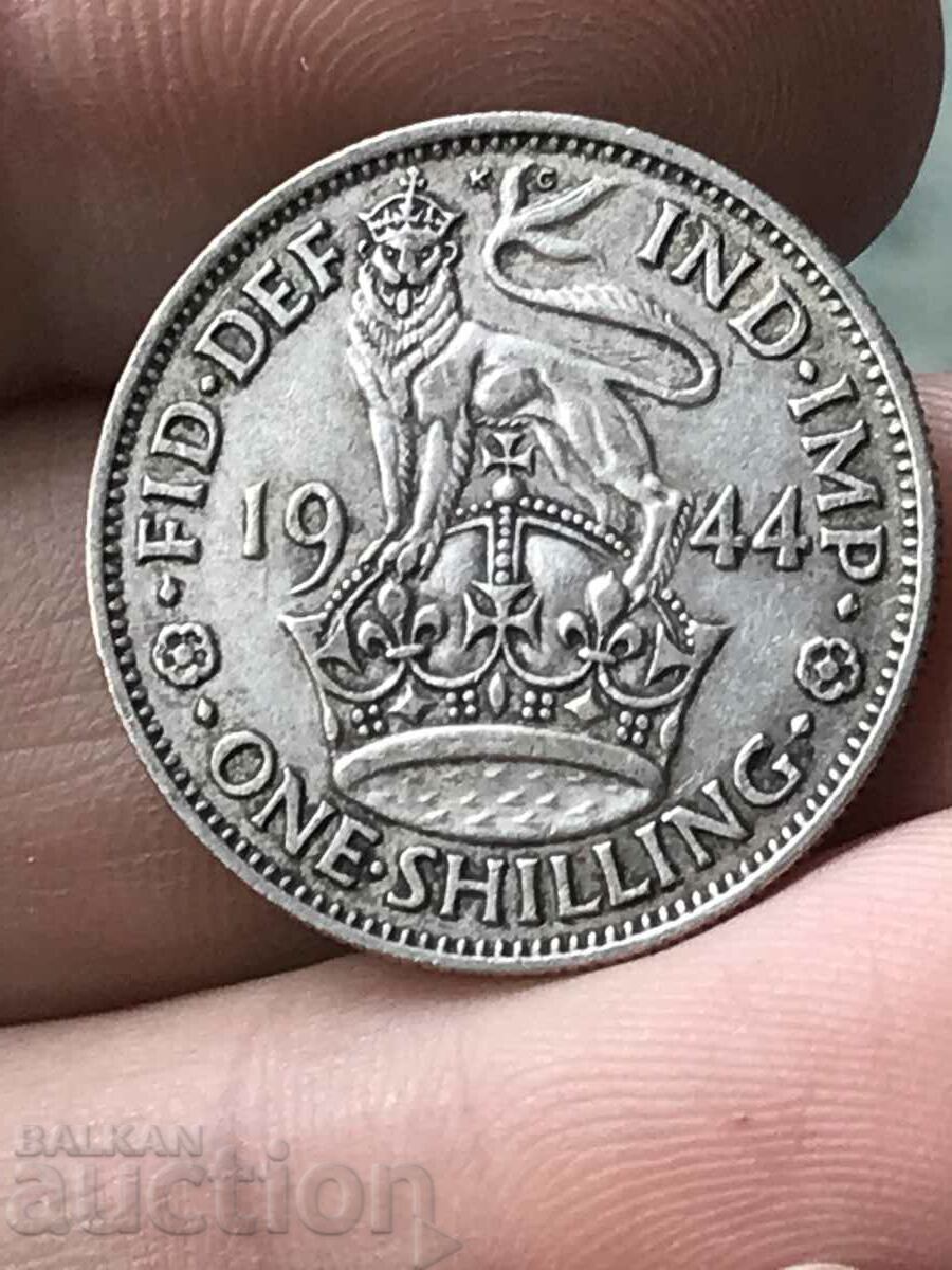 Μεγάλη Βρετανία 1 Σελίνι 1944 George VI Silver