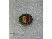 badge 100 years CHERNOLOMETS - POPOVO
