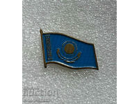 badge KAZAKHSTAN flag