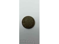 0.01 cent. Bulgarian coin 5 BGN 1941- B.Z.C.