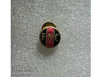 old football badge - enamel !