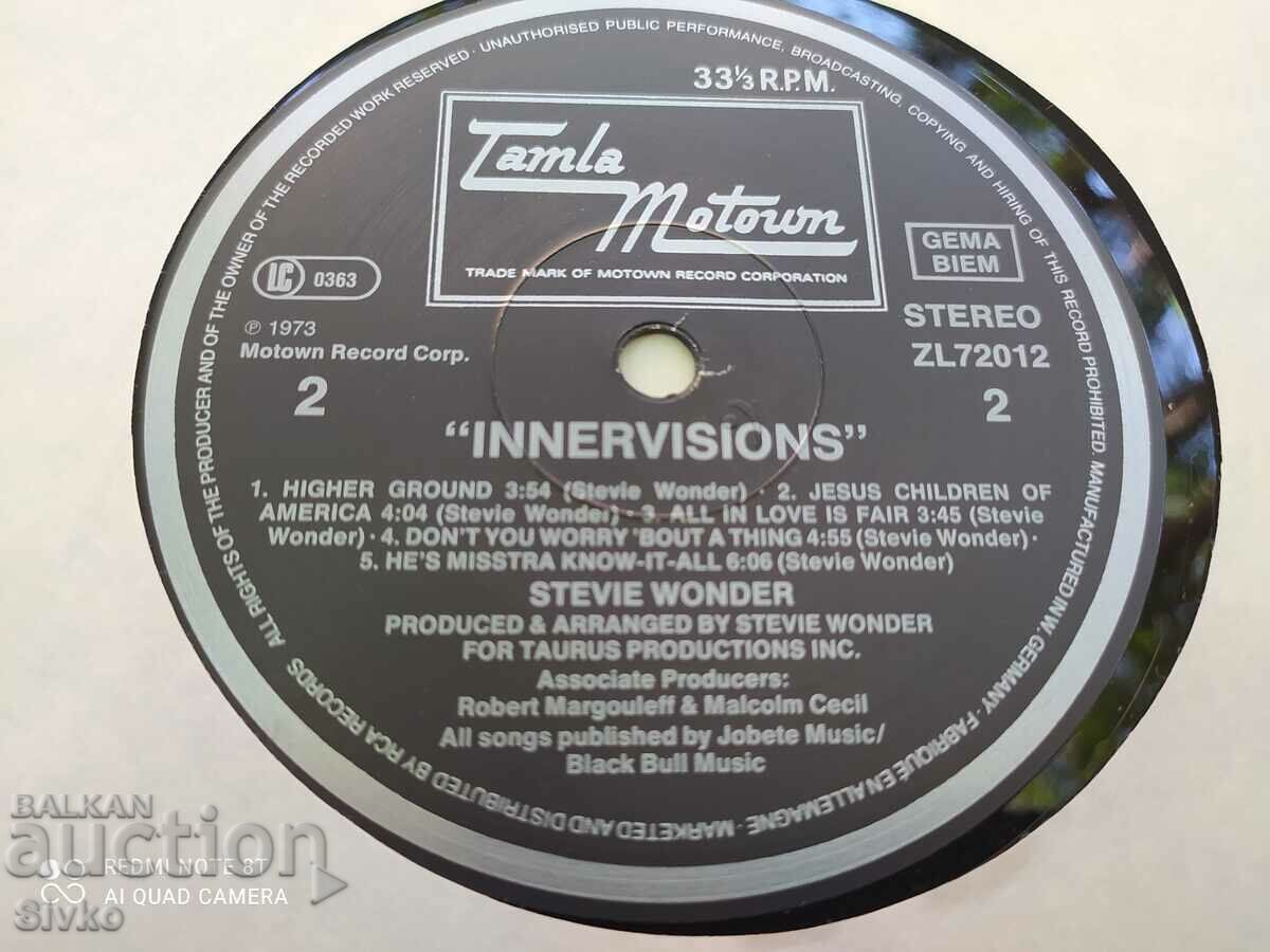 Stevie Wonder INNERVISIONS Turntable - 5 Stevie Wonder INNERVISIONS Turntable - 5
