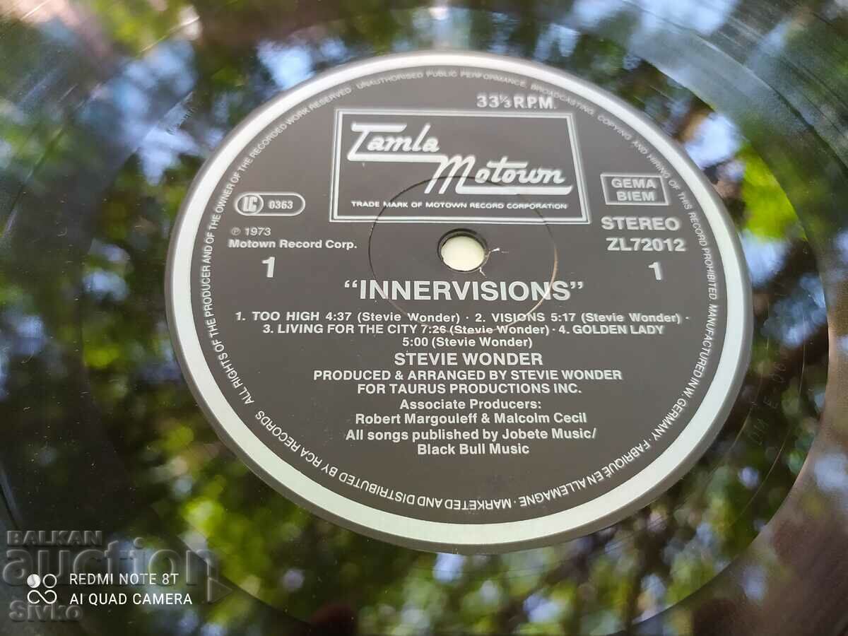 Stevie Wonder INNERVISIONS Turntable - 6 Stevie Wonder INNERVISIONS Turntable - 6