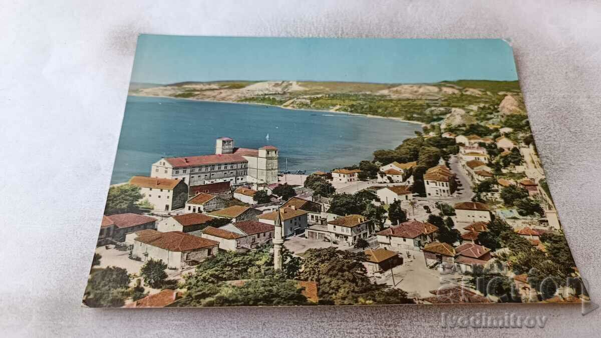 Carte poștală Balcic Vedere generală 1960