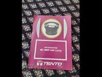 Old Tento MS 20H lens brochure