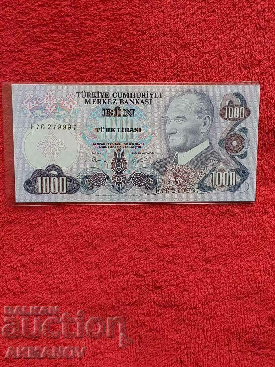 Τουρκία 1000 λίρες 1973 UNC MINT