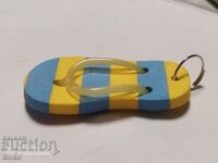 Keychain flip flop