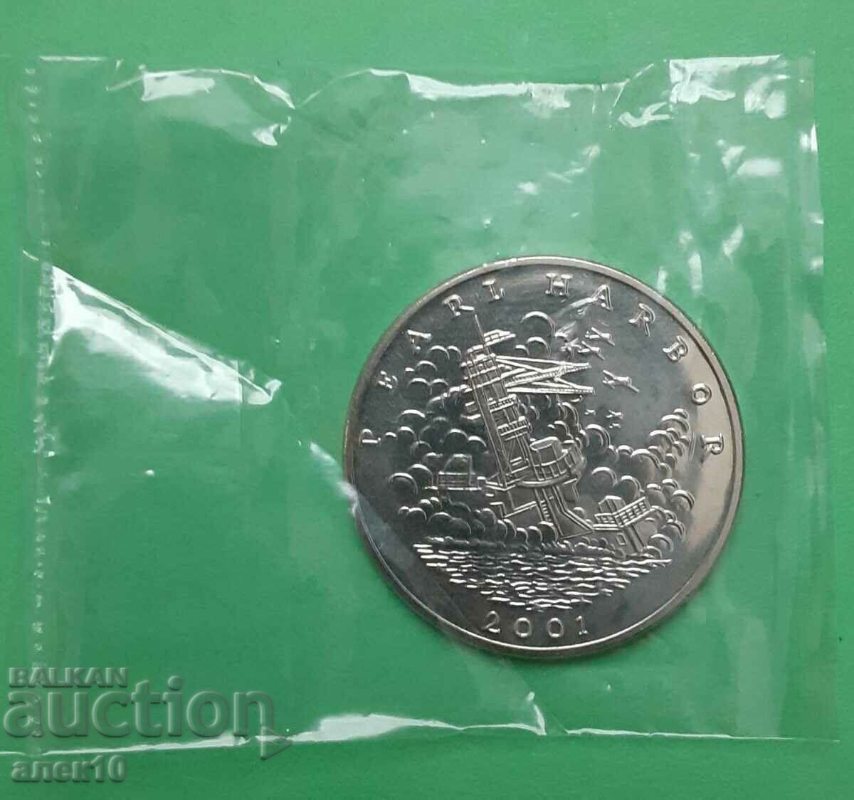 Liberia 5 dolari 2001 2