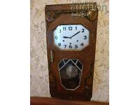 ❗Голям  Арт Старинен стенен часовник Junghans     ❗