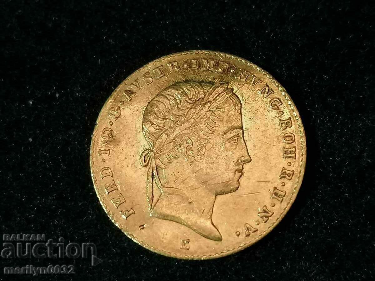 1 ducat 1838 E mint Austria Hungary Ferdinand gold with price 1198.00 BGN | € 612.53 1 ducat 1838 E mint Austria Hungary Ferdinand gold with price 1198.00 BGN | € 612.53