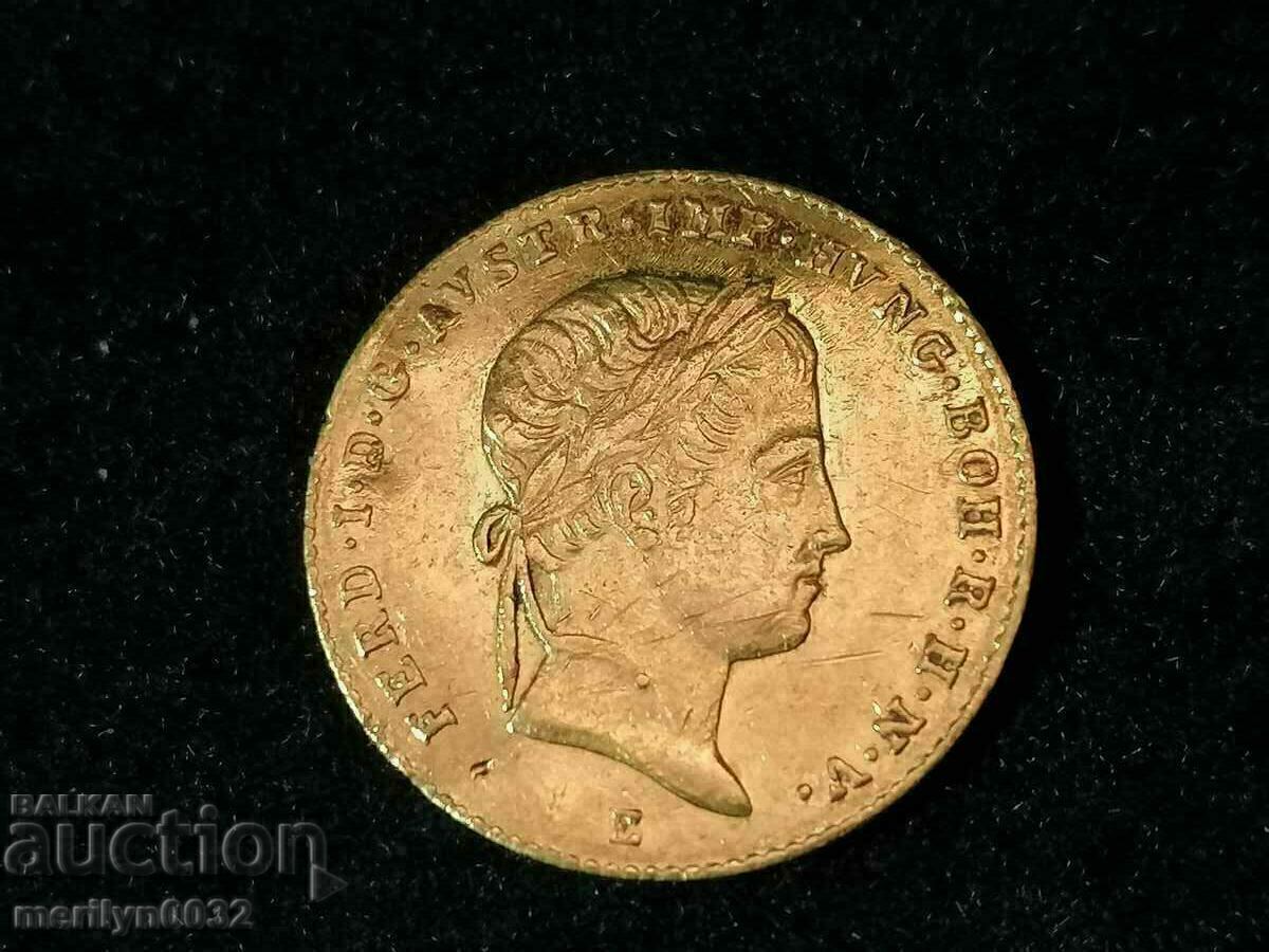 1 ducat 1838 E mint Austria Hungary Ferdinand gold with price € 683.53 | 1336.87 BGN 1 ducat 1838 E mint Austria Hungary Ferdinand gold with price € 683.53 | 1336.87 BGN