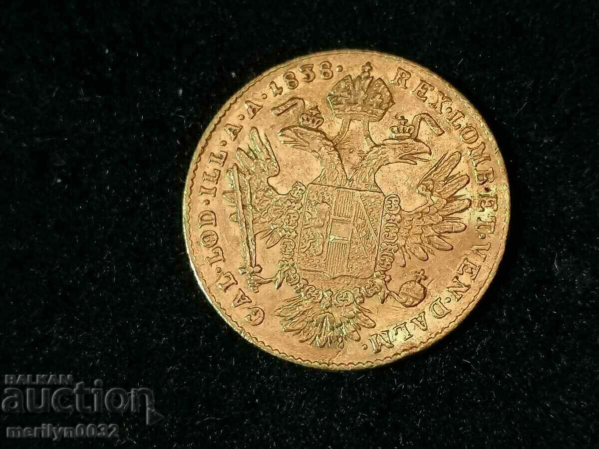 1 ducat 1838 E mint Austria Hungary Ferdinand gold 1 ducat 1838 E mint Austria Hungary Ferdinand gold