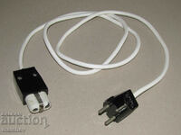 Extension cable 1.55 m with plug, reserved for hotplates