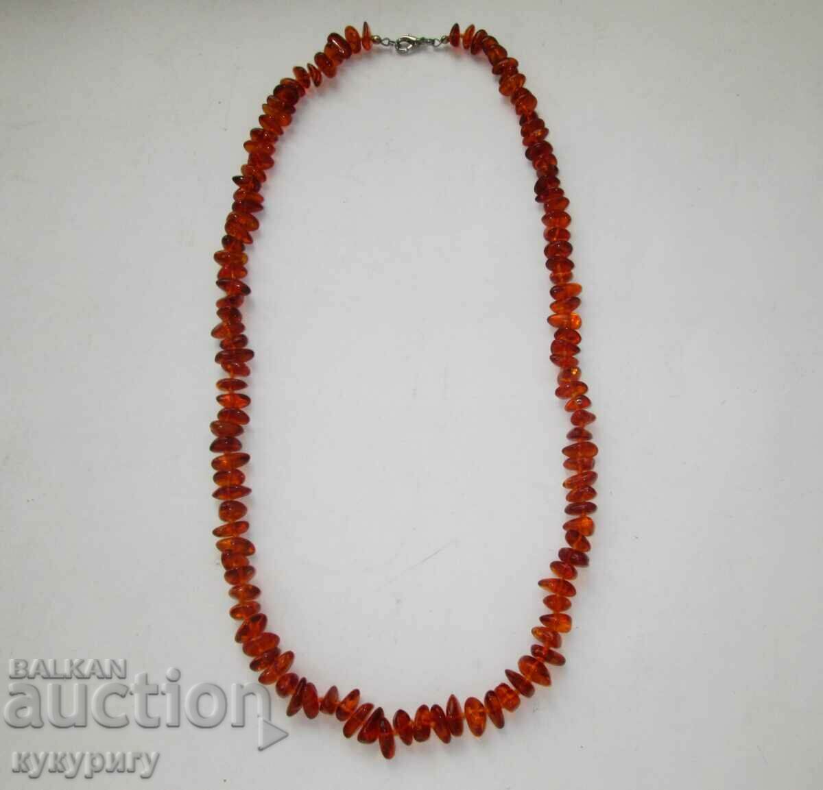 Women's necklace necklace choker made of natural natural amber with price 60.00 BGN | € 30.68 Women's necklace necklace choker made of natural natural amber with price 60.00 BGN | € 30.68