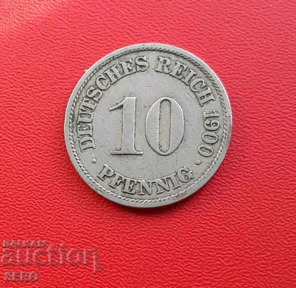 Germany-10 pfennig 1900 A-Berlin