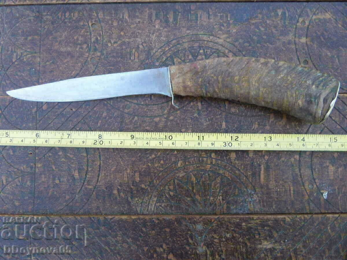 Auction  Old knife, horn handle