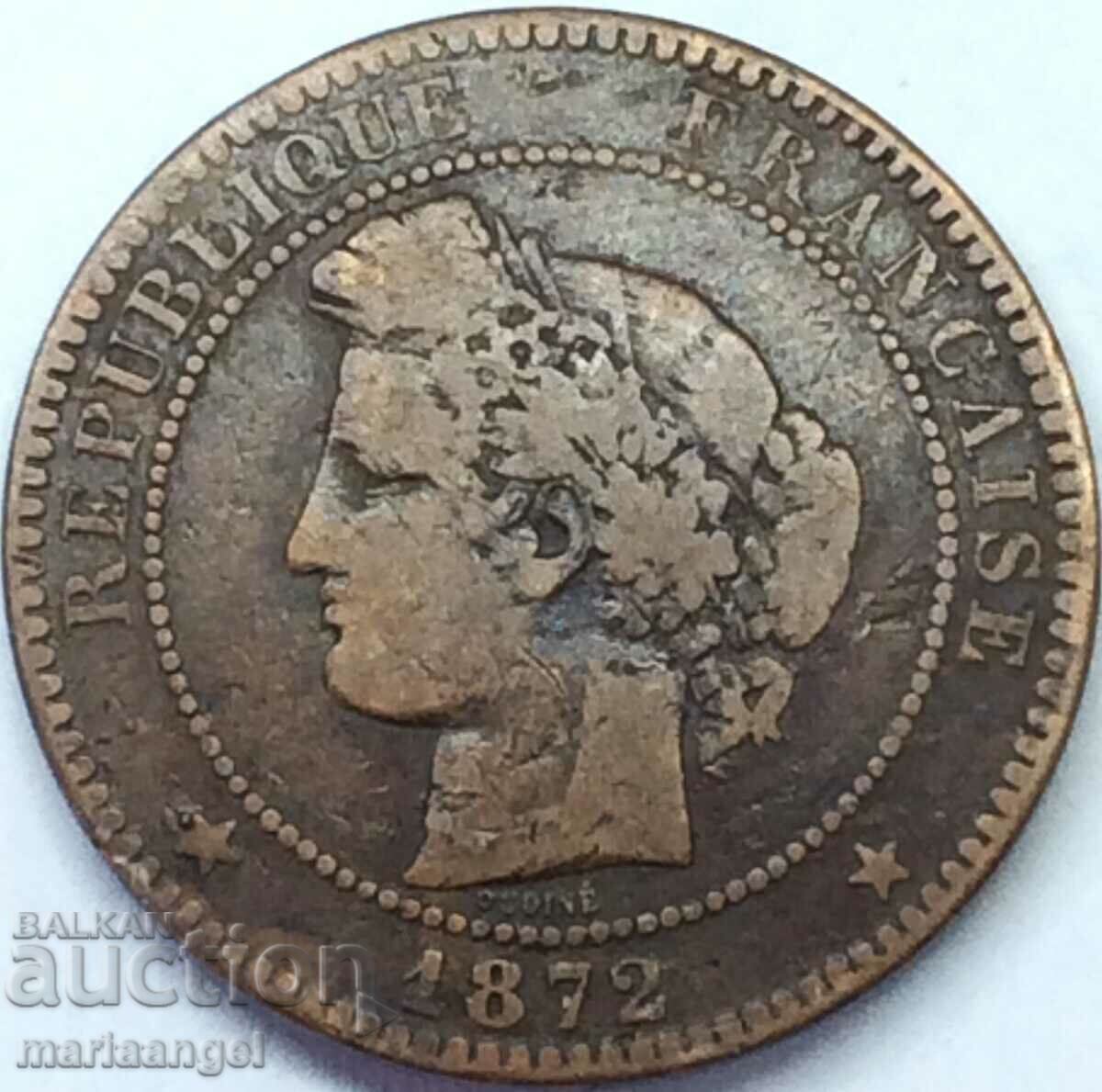 Franța 10 centimes 1872