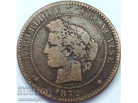 Franța 10 centimes 1872