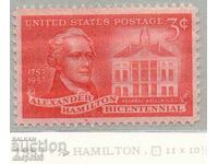 1957. USA. Alexander Hamilton.