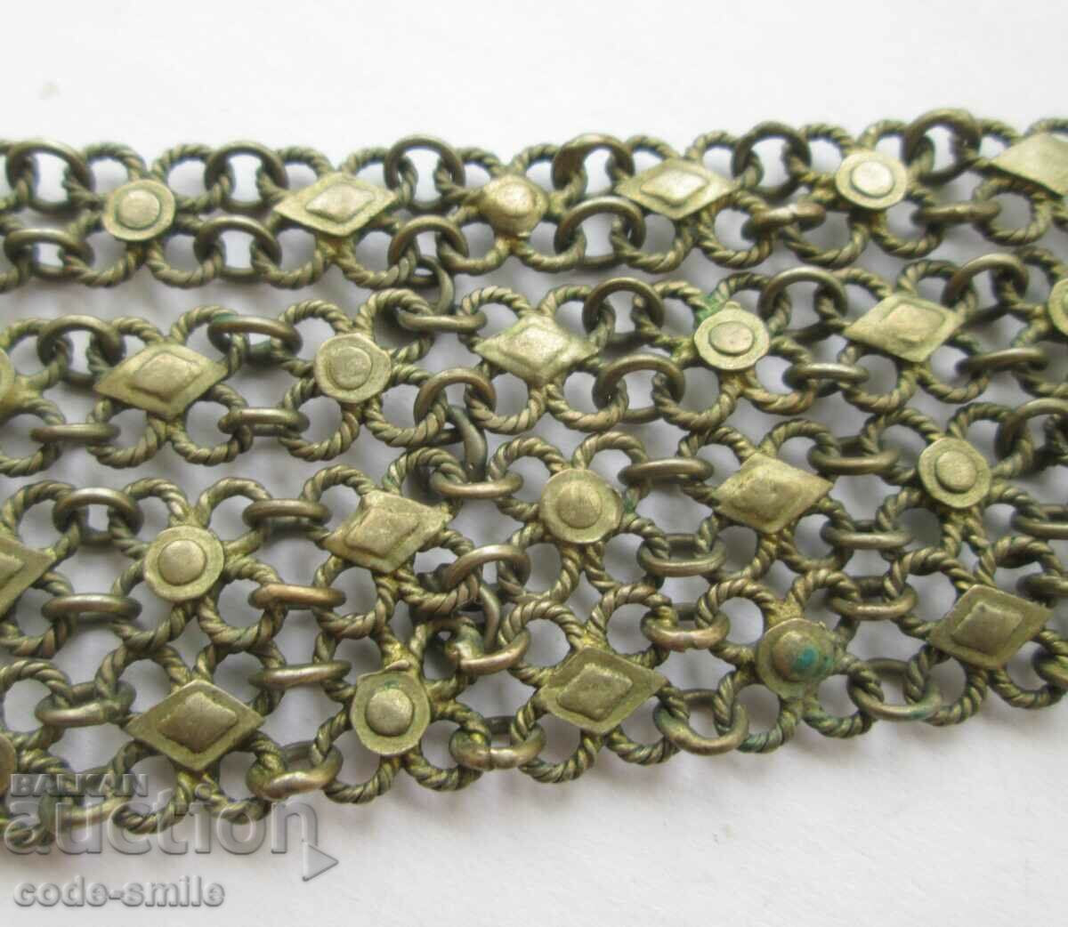 Auction Old renaissance bracelet women's costume jewelry, struck silver Auction Old renaissance bracelet women's costume jewelry, struck silver