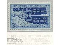 1957. SUA. A 50-a aniversare a statului Oklahoma.
