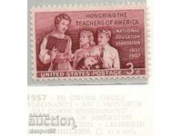 1957. USA. 100th anniversary of the National Education Association