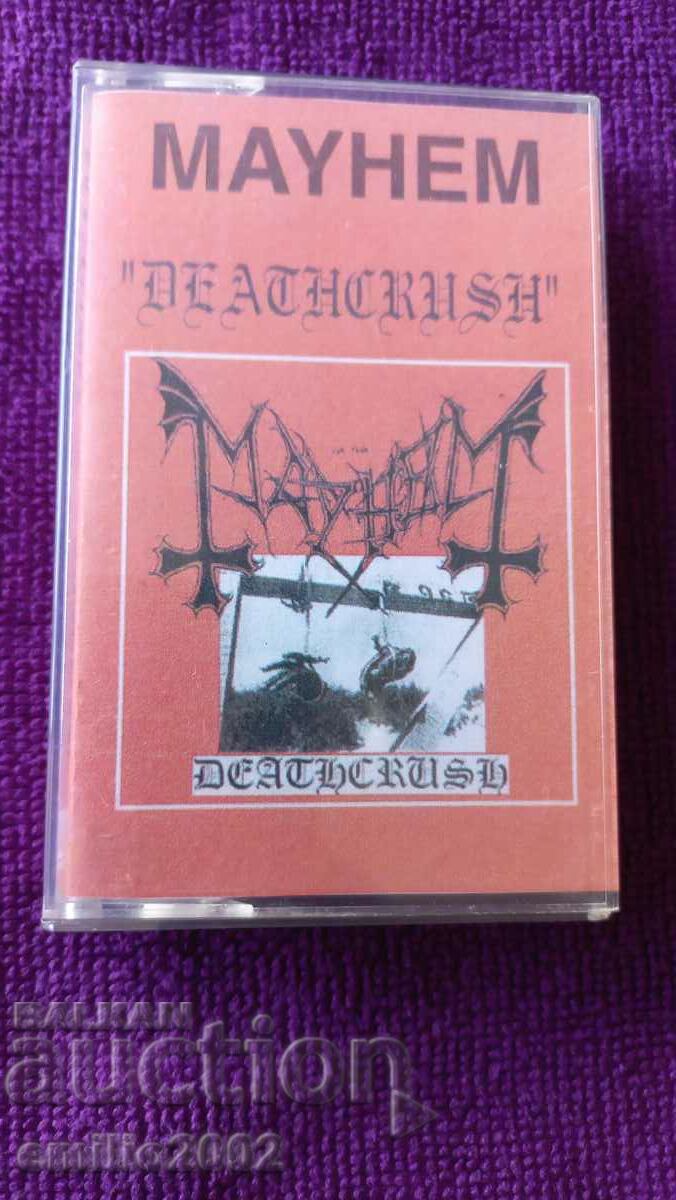 Audio tape black metal Mayhem