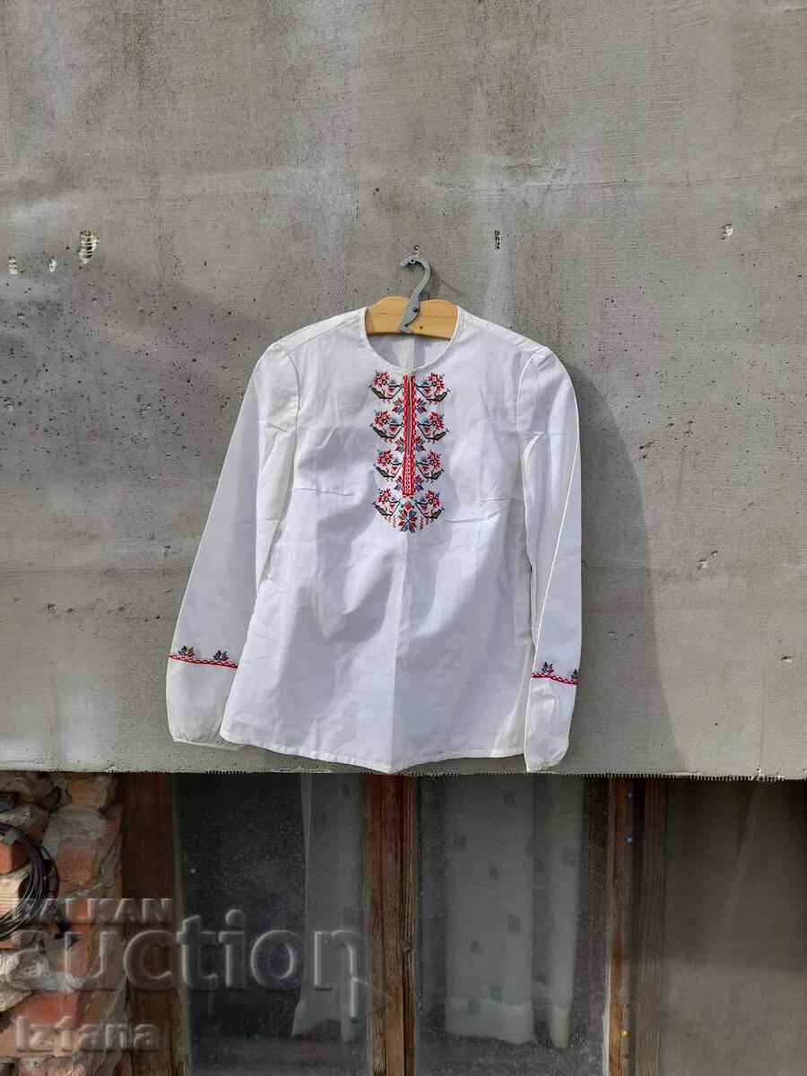 Old Women's Embroidered Dress Shirt
